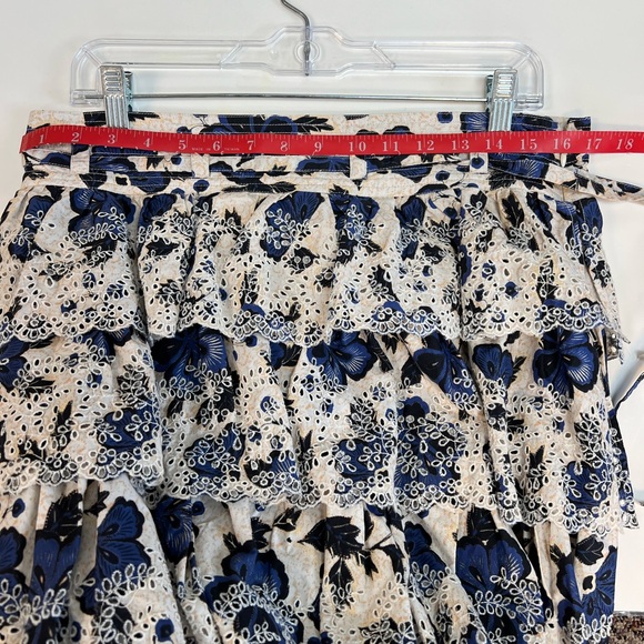 Ulla Johnson Oriana Skirt Lapis.  Size 12 - Picture 8 of 9